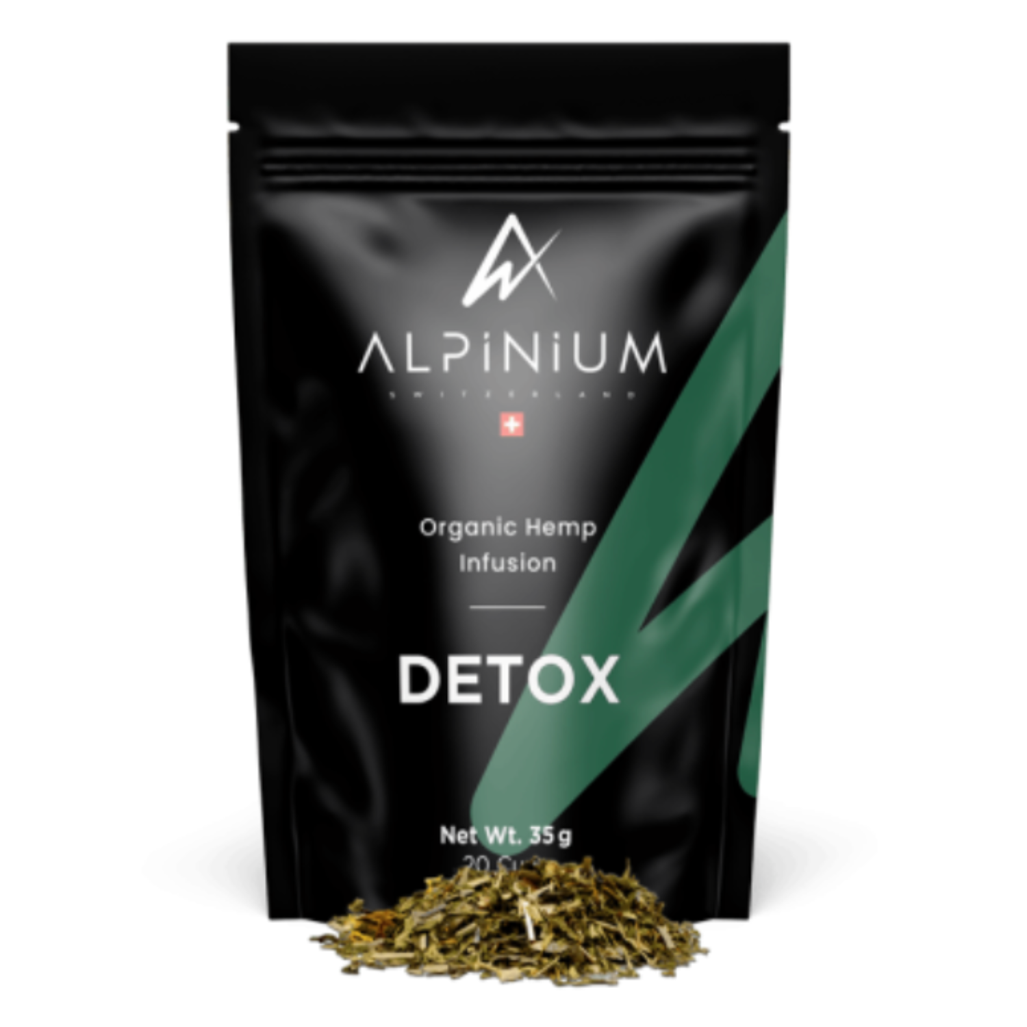 CBD infusion herbal tea with sleep, detox, vitality and no-stress blends