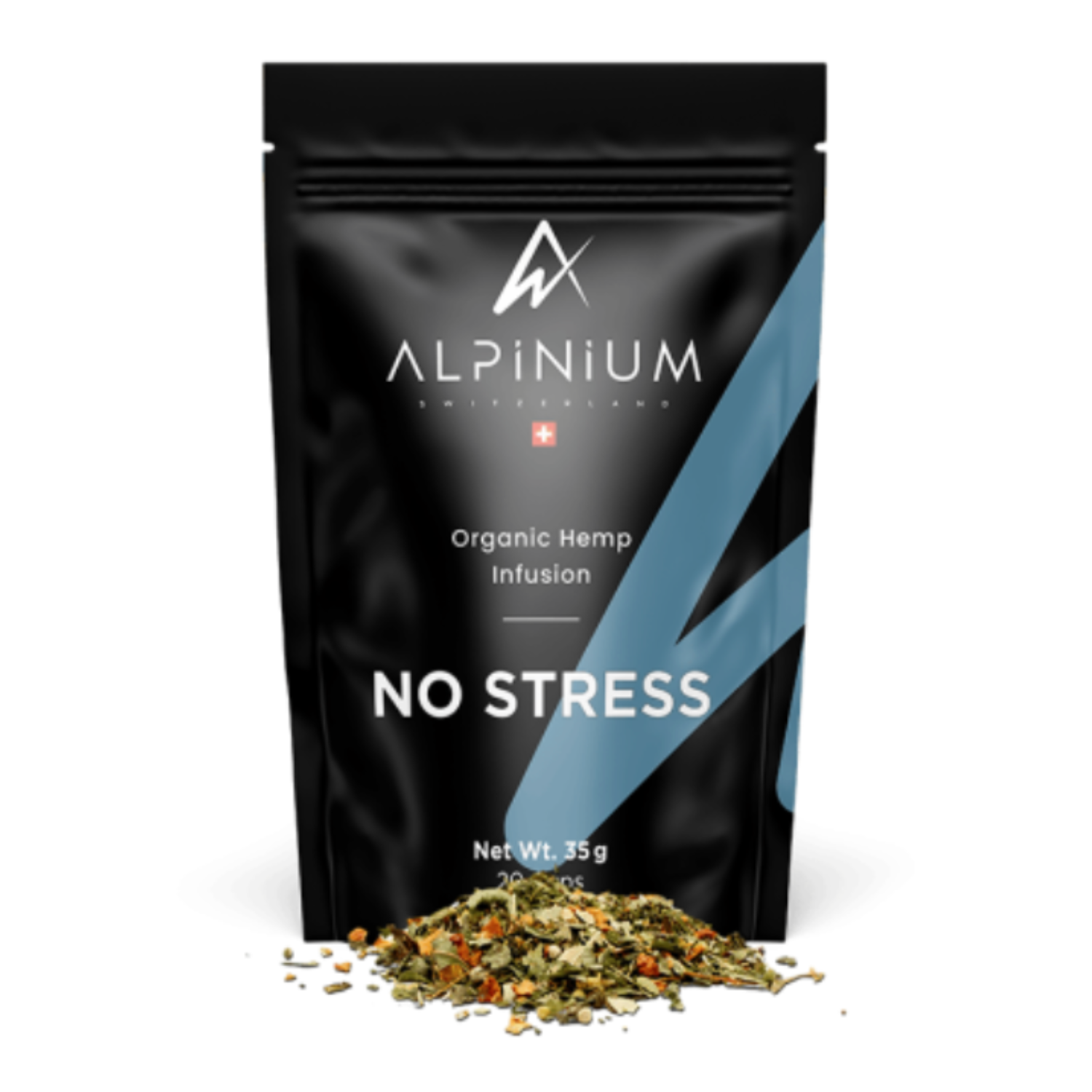 CBD infusion herbal tea with sleep, detox, vitality and no-stress blends
