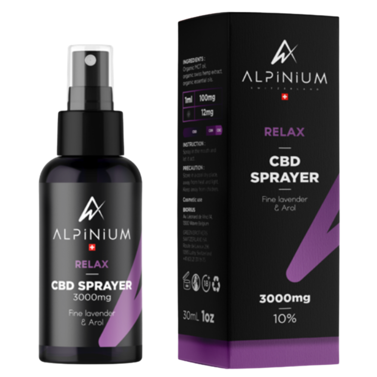 CBD mouth spray – 3000mg CBD with CBG/CBN/CBC for focus or calm